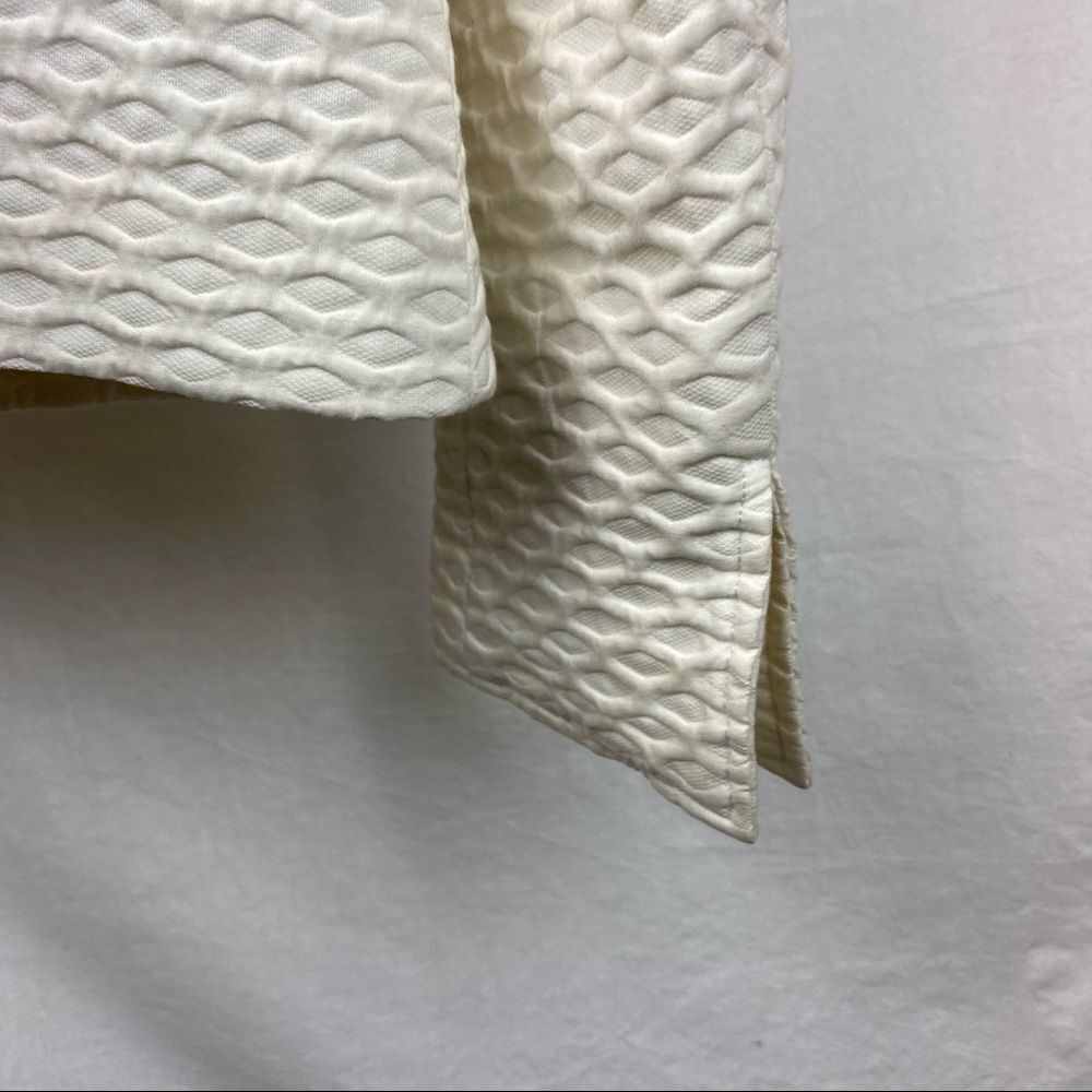 Albert Nipon Textured Button Up Structured Jacket… - image 5